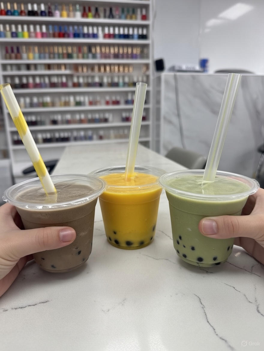 Nail extensions example